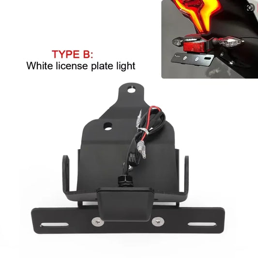 2025 for CFMOTO 450NK 450SR 450SS 450SRS 250SRS 300SR 300SS Tail Tidy Fender Eliminator License Plate Holder with Signal Light