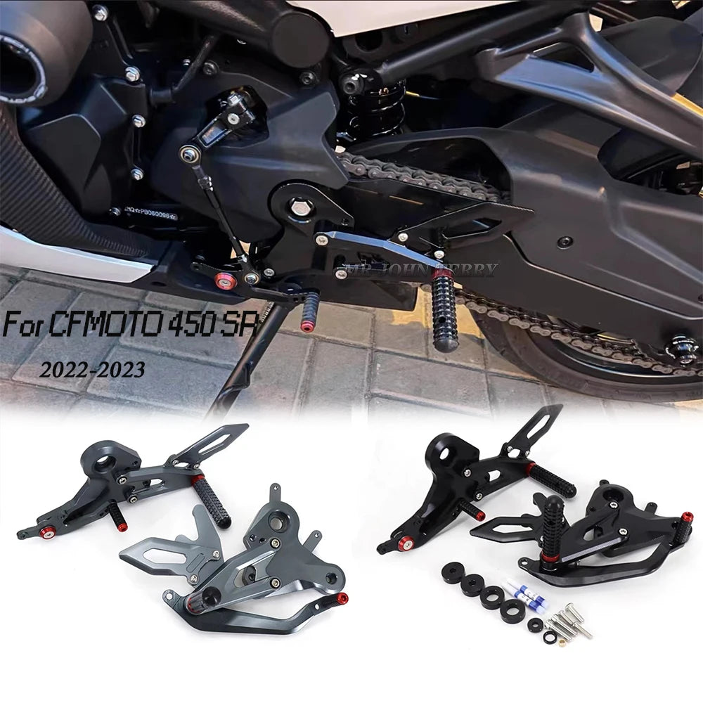 For 450SR 450 SR 2022 2023 Motorcycle CNC Rear Sets Rearset Footrest Foot Rest Pegs