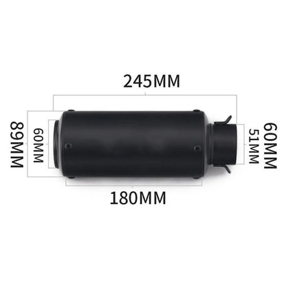 51/60Mm Universal Motorcycle Exhaust Inox Muffler Carbon Fiber Exhaust with DB Killer for Z900 R3 R25 MT07 MT09 R1 Z400 Z650