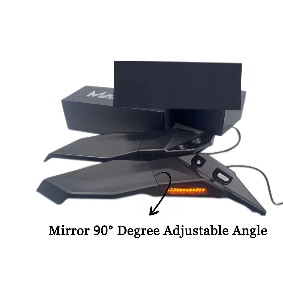NEW for CF 450 SR 450SR Motorcycle Wind Wing Side Rearview Mirror with Turn Signal Lamp Motorcycle Mirror Accesorios