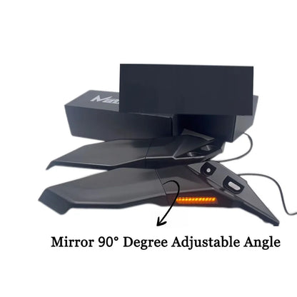 NEW for CF 450 SR 450SR Motorcycle Wind Wing Side Rearview Mirror with Turn Signal Lamp Motorcycle Mirror Accesorios